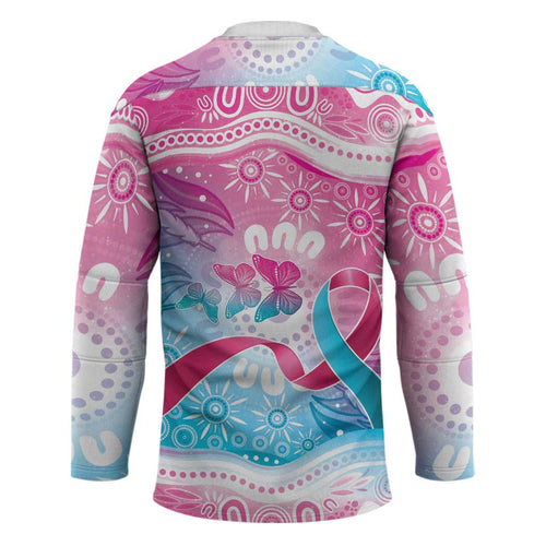 Australia Hereditary Cancer Awareness Hockey Jersey Never Give Up