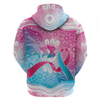 Australia Hereditary Cancer Awareness Hoodie Never Give Up
