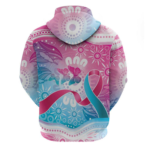 Australia Hereditary Cancer Awareness Hoodie Never Give Up