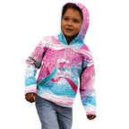 Australia Hereditary Cancer Awareness Kid Hoodie Never Give Up
