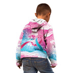 Australia Hereditary Cancer Awareness Kid Hoodie Never Give Up