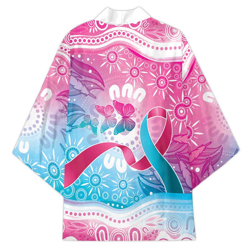 Australia Hereditary Cancer Awareness Kimono Never Give Up