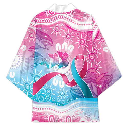 Australia Hereditary Cancer Awareness Kimono Never Give Up