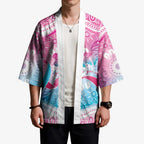 Australia Hereditary Cancer Awareness Kimono Never Give Up