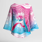 Australia Hereditary Cancer Awareness Kimono Sleeve Blouse Never Give Up