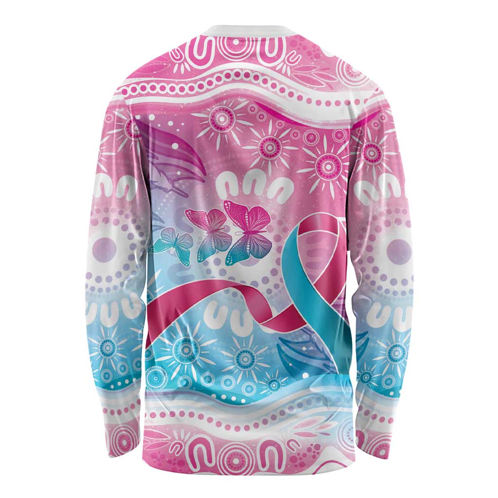 Australia Hereditary Cancer Awareness Long Sleeve Shirt Never Give Up