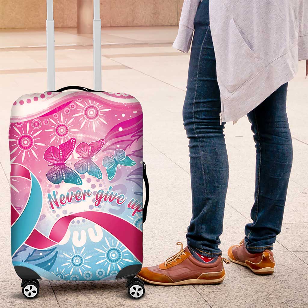 Australia Hereditary Cancer Awareness Luggage Cover Never Give Up