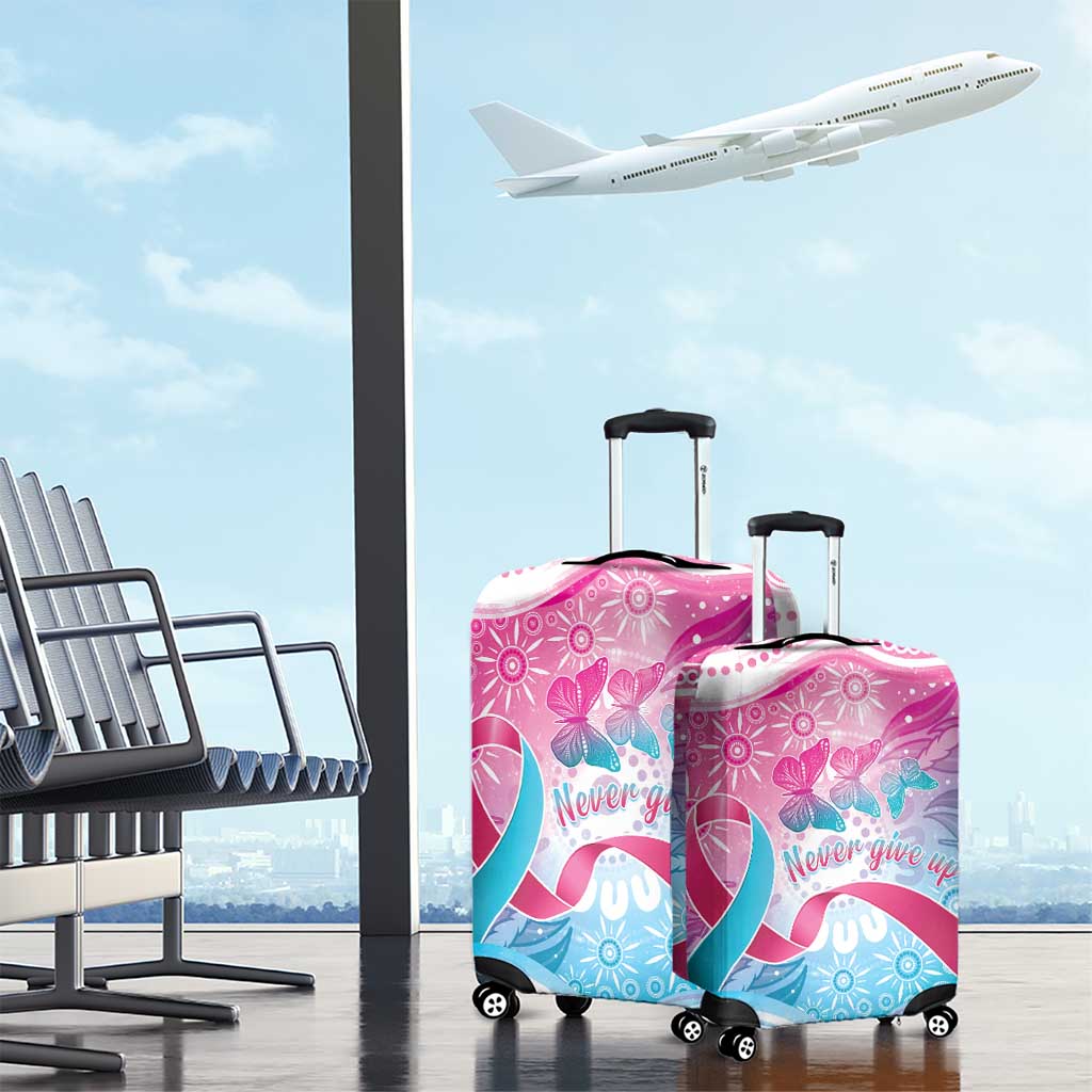 Australia Hereditary Cancer Awareness Luggage Cover Never Give Up