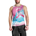 Australia Hereditary Cancer Awareness Men Tank Top Never Give Up