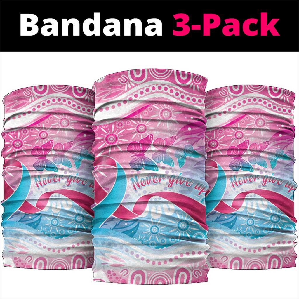 Australia Hereditary Cancer Awareness Neck Gaiter Never Give Up