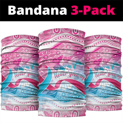 Australia Hereditary Cancer Awareness Neck Gaiter Never Give Up