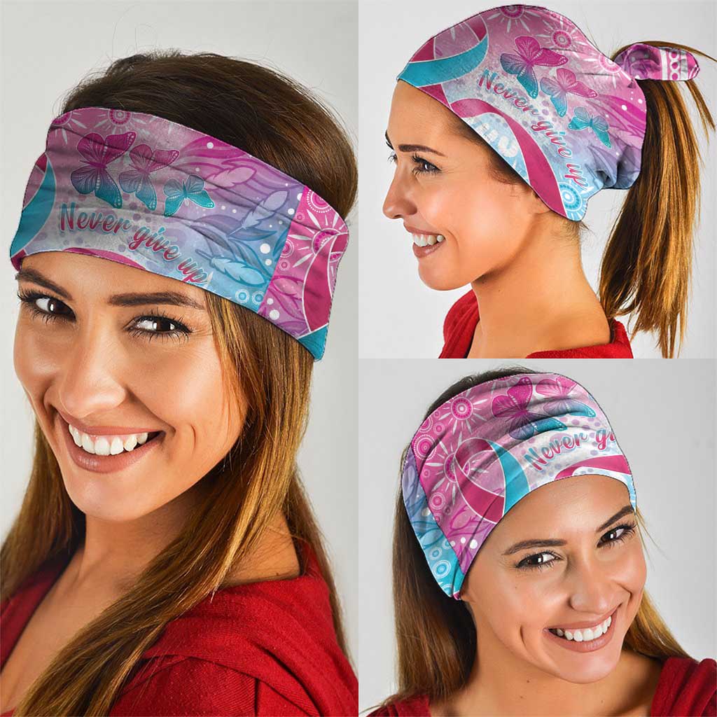 Australia Hereditary Cancer Awareness Neck Gaiter Never Give Up