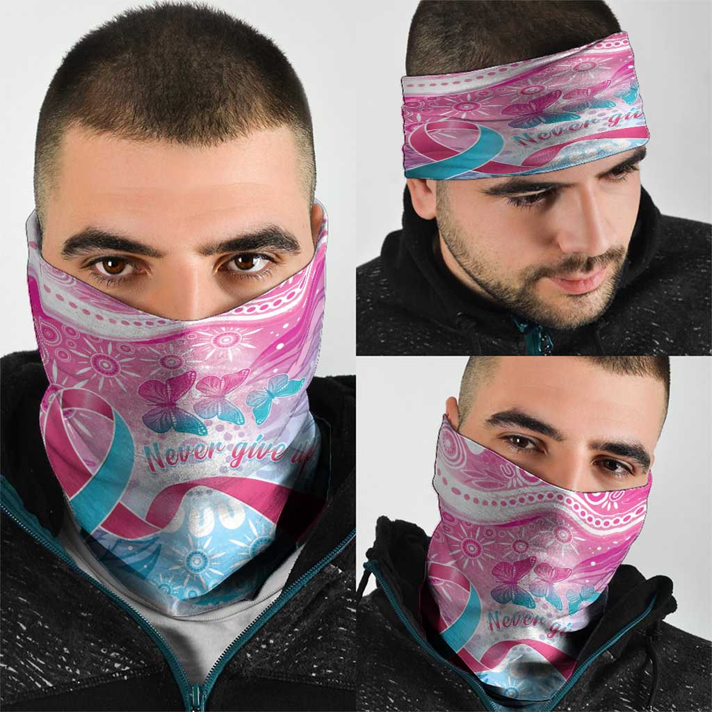 Australia Hereditary Cancer Awareness Neck Gaiter Never Give Up