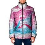 Australia Hereditary Cancer Awareness Padded Jacket Never Give Up