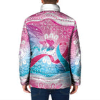 Australia Hereditary Cancer Awareness Padded Jacket Never Give Up