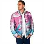 Australia Hereditary Cancer Awareness Padded Jacket Never Give Up