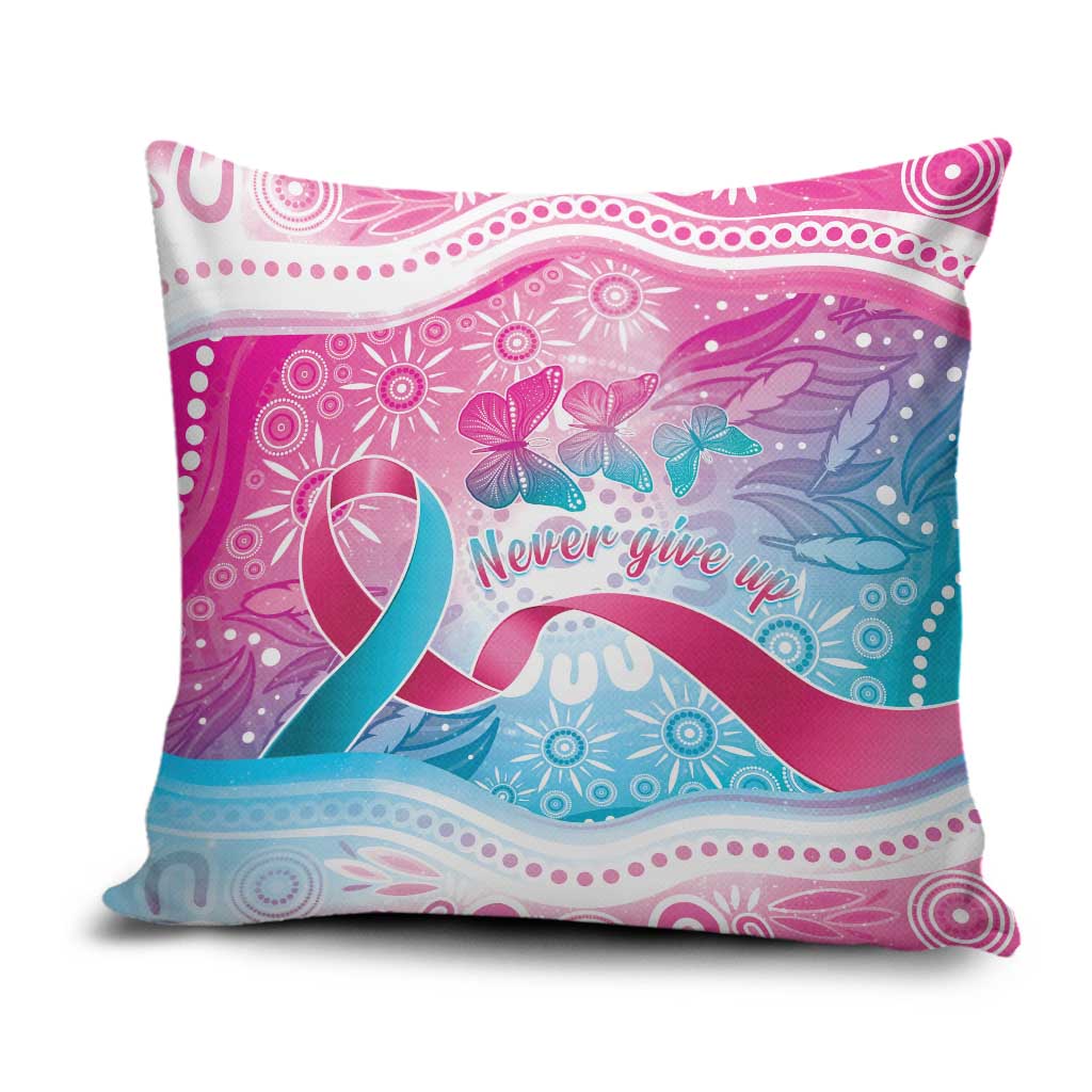 Australia Hereditary Cancer Awareness Pillow Cover Never Give Up