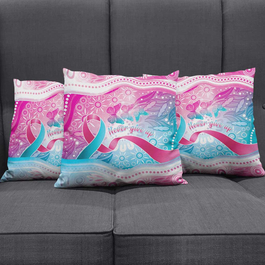 Australia Hereditary Cancer Awareness Pillow Cover Never Give Up
