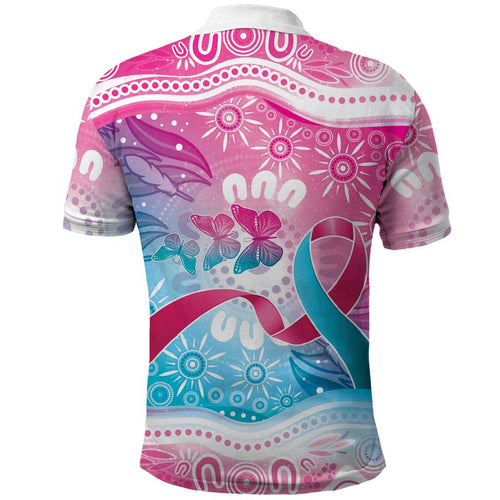Australia Hereditary Cancer Awareness Polo Shirt Never Give Up