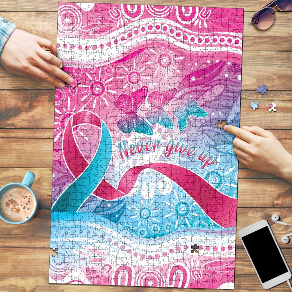 Australia Hereditary Cancer Awareness Puzzle Never Give Up