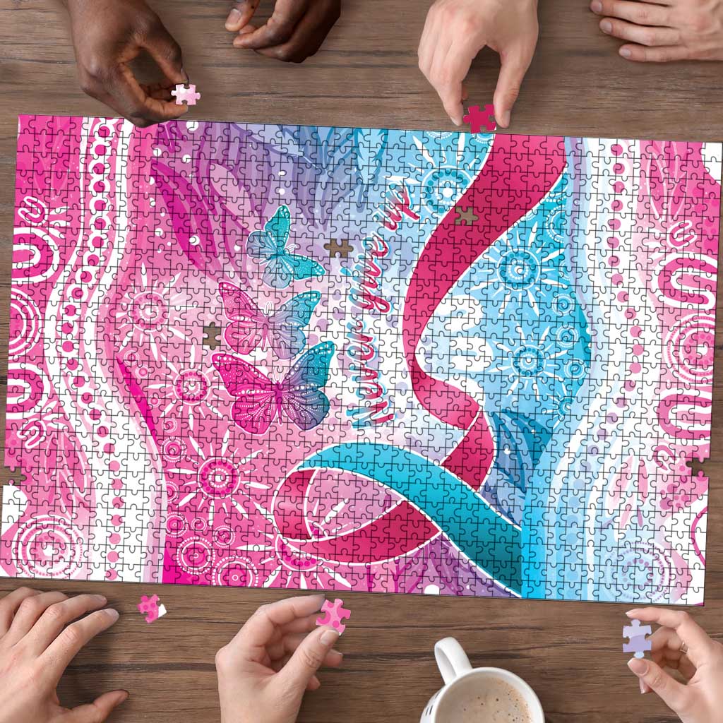 Australia Hereditary Cancer Awareness Puzzle Never Give Up
