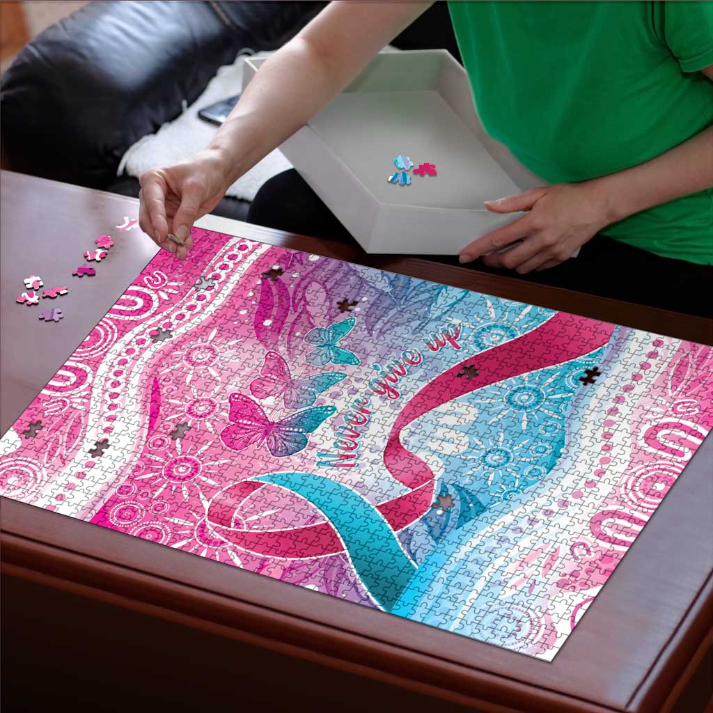 Australia Hereditary Cancer Awareness Puzzle Never Give Up