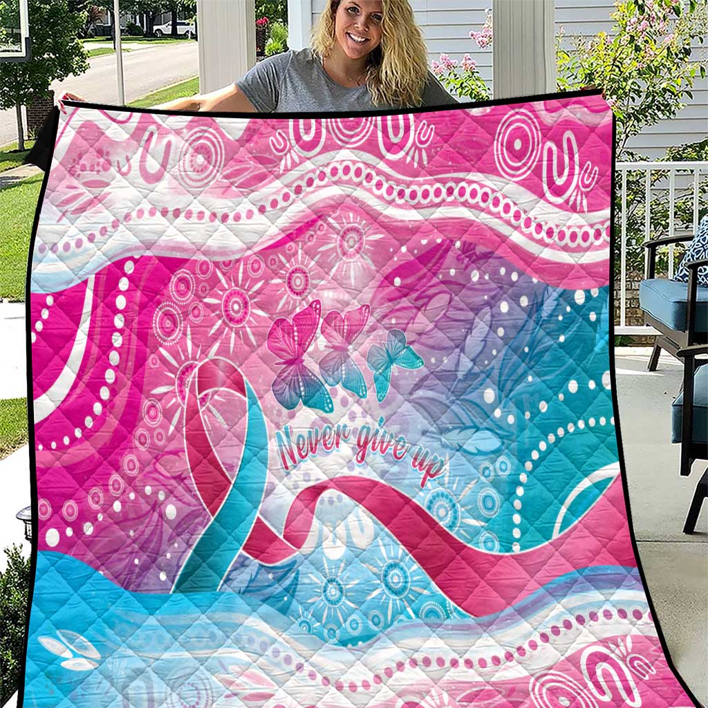 Australia Hereditary Cancer Awareness Quilt Never Give Up