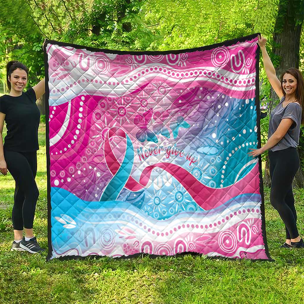 Australia Hereditary Cancer Awareness Quilt Never Give Up
