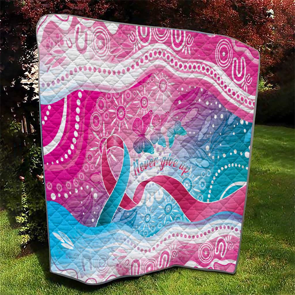 Australia Hereditary Cancer Awareness Quilt Never Give Up