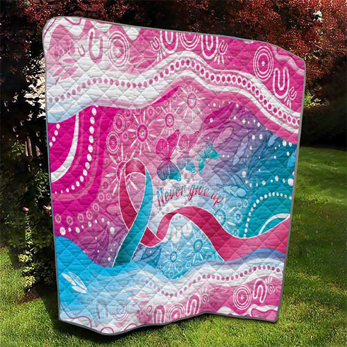 Australia Hereditary Cancer Awareness Quilt Never Give Up