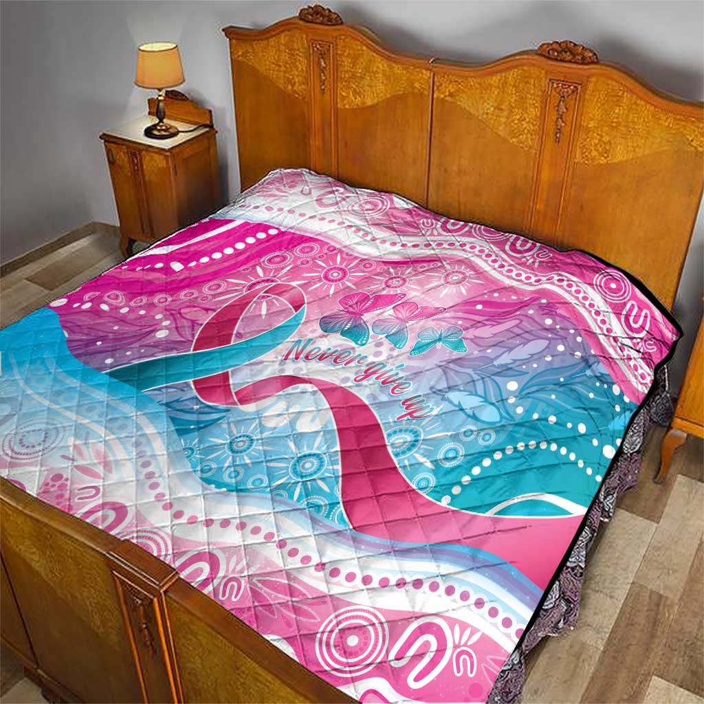 Australia Hereditary Cancer Awareness Quilt Never Give Up
