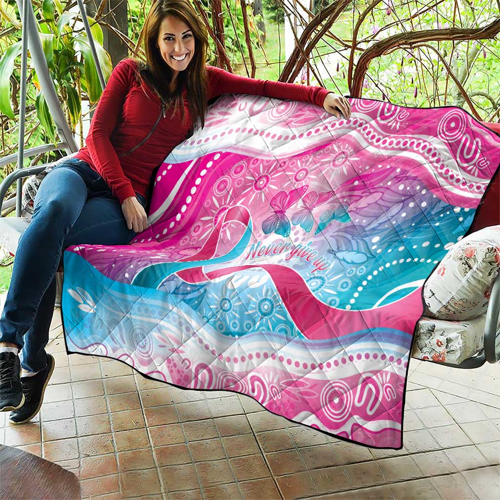 Australia Hereditary Cancer Awareness Quilt Never Give Up