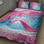 Australia Hereditary Cancer Awareness Quilt Bed Set Never Give Up
