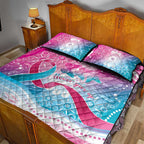 Australia Hereditary Cancer Awareness Quilt Bed Set Never Give Up
