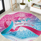 Australia Hereditary Cancer Awareness Round Carpet Never Give Up