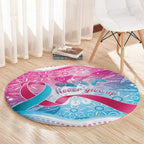 Australia Hereditary Cancer Awareness Round Carpet Never Give Up