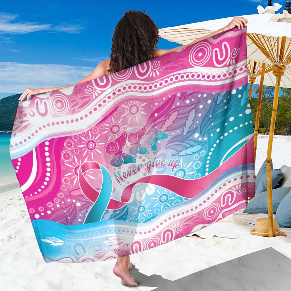 Australia Hereditary Cancer Awareness Sarong Never Give Up