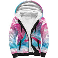 Australia Hereditary Cancer Awareness Sherpa Hoodie Never Give Up