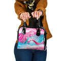 Australia Hereditary Cancer Awareness Shoulder Handbag Never Give Up
