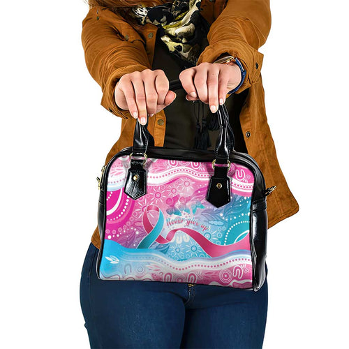 Australia Hereditary Cancer Awareness Shoulder Handbag Never Give Up