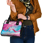 Australia Hereditary Cancer Awareness Shoulder Handbag Never Give Up