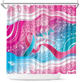 Australia Hereditary Cancer Awareness Shower Curtain Never Give Up