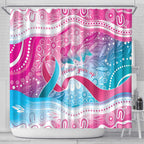 Australia Hereditary Cancer Awareness Shower Curtain Never Give Up