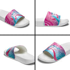 Australia Hereditary Cancer Awareness Slide Sandals Never Give Up