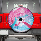 Australia Hereditary Cancer Awareness Spare Tire Cover Never Give Up