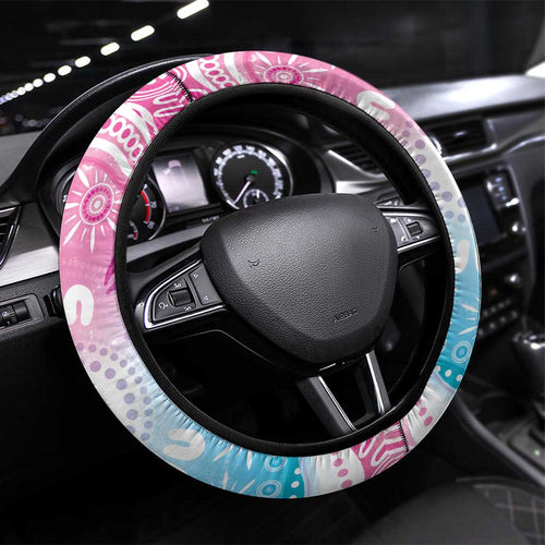 Australia Hereditary Cancer Awareness Steering Wheel Cover Never Give Up