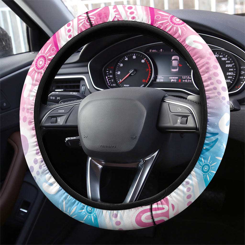 Australia Hereditary Cancer Awareness Steering Wheel Cover Never Give Up