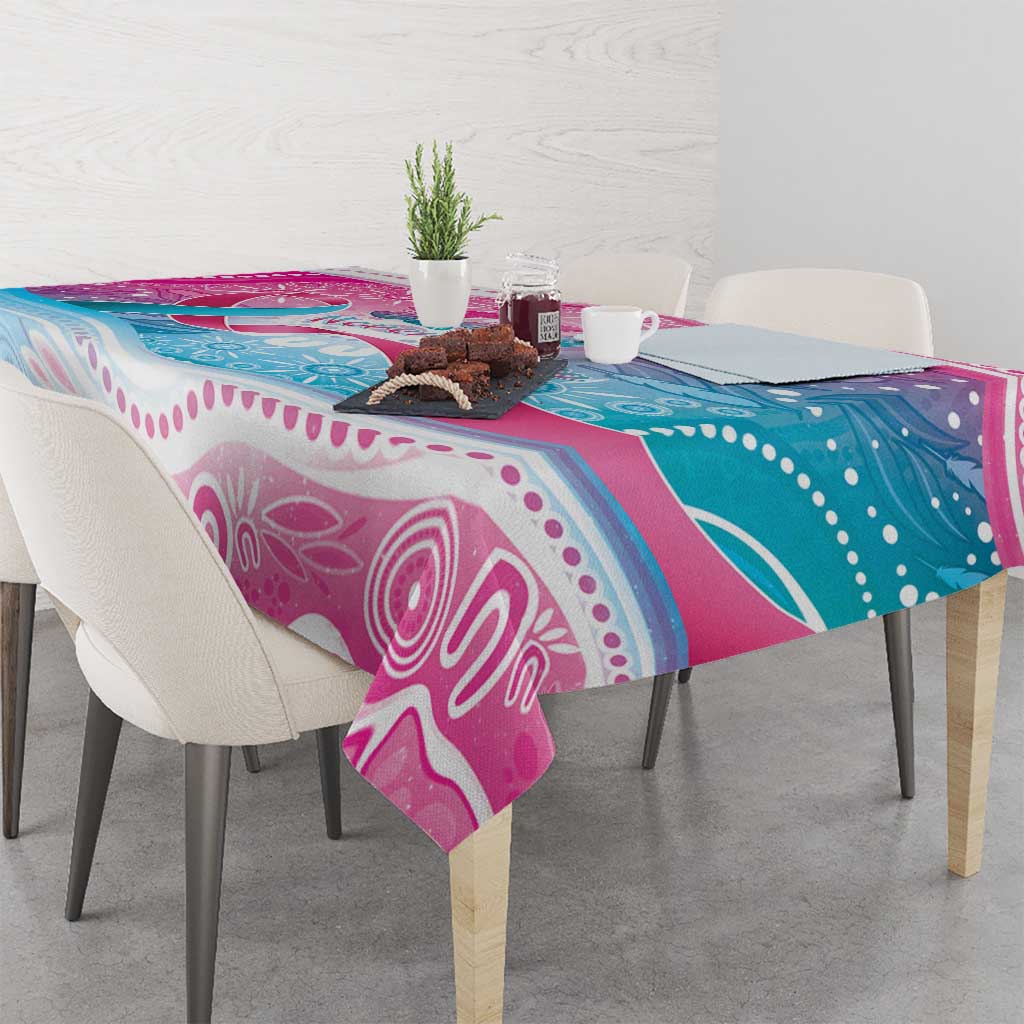 Australia Hereditary Cancer Awareness Tablecloth Never Give Up