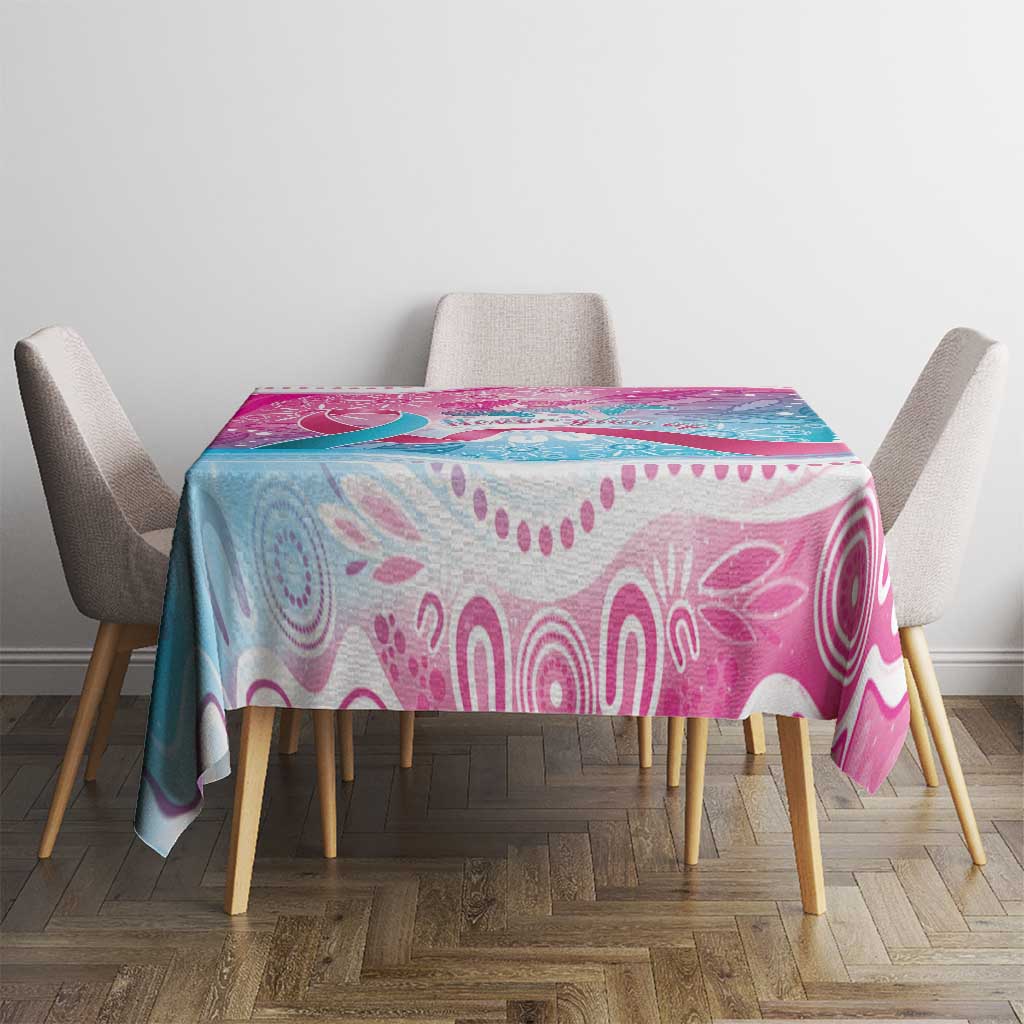 Australia Hereditary Cancer Awareness Tablecloth Never Give Up