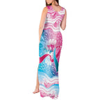 Australia Hereditary Cancer Awareness Tank Maxi Dress Never Give Up